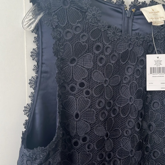Kate Spade NWT Lace Shift Dress in size 14 Shore thing Rich Navy - Picture 5 of 8